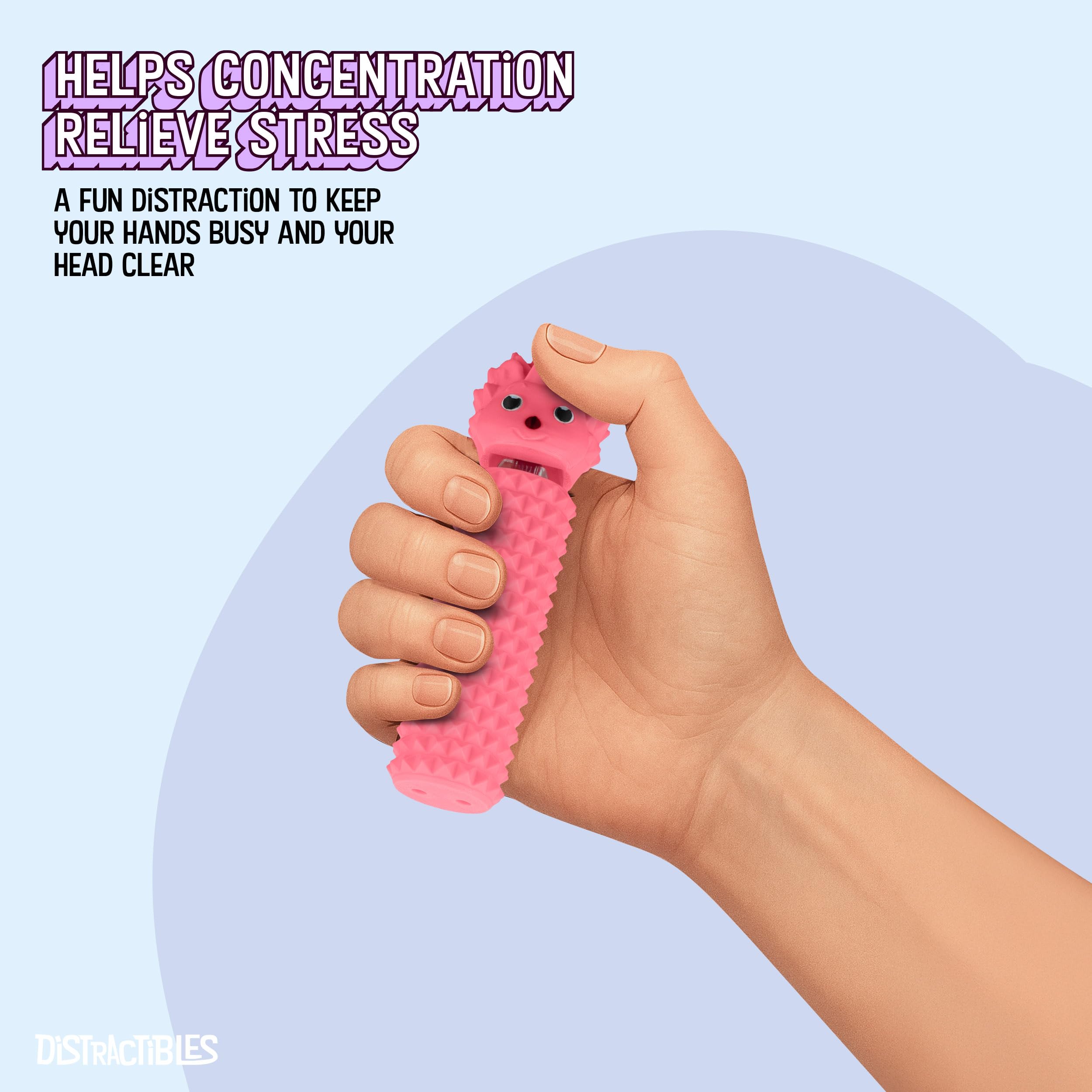 Neon harmony finish on Distractibles Hedgy for a bold look