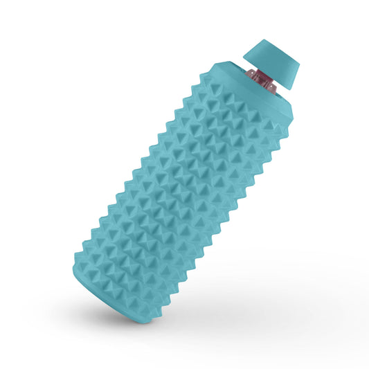 Distractibles Sensory Roller Clicker Blue top view offers tactile engagement for focus