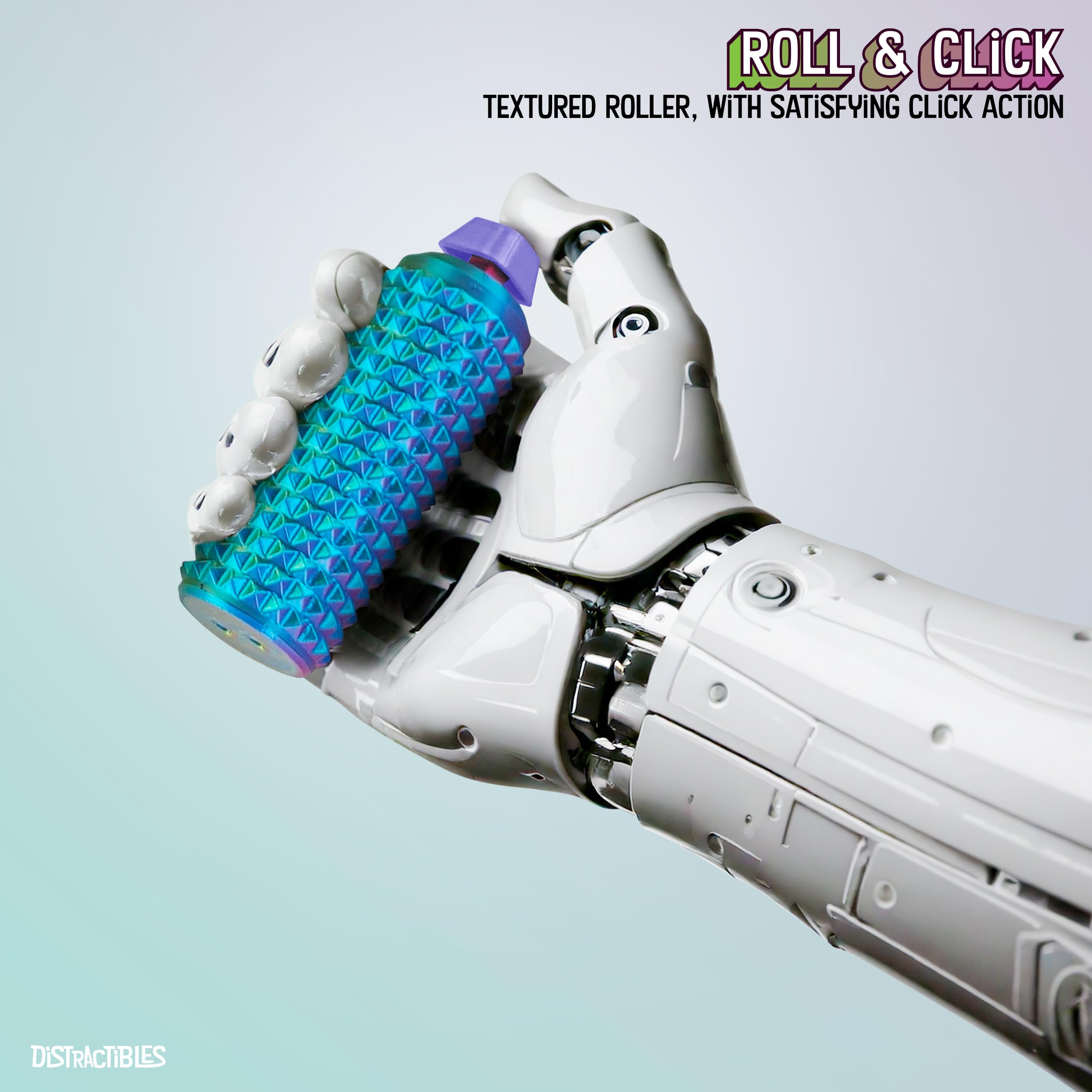 Distractibles sensory roller on desk supports focus during study sessions.