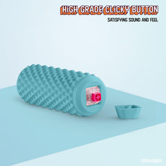 Distractibles Sensory Roller pocket-size blue fits in bags for quick fidgeting