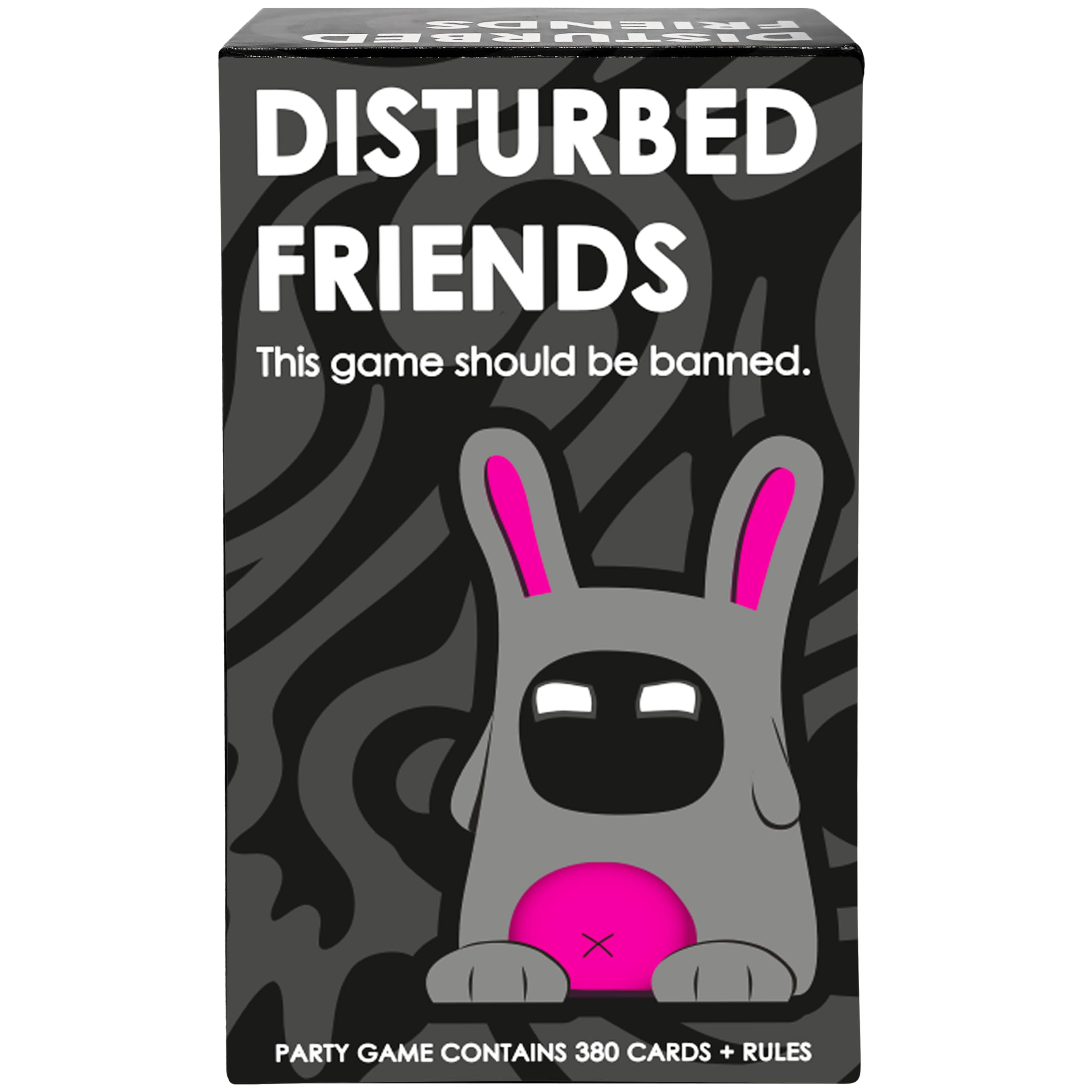 Opened Disturbed Friends box with cards fanned, ready for social storytelling.