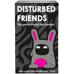 Opened Disturbed Friends box with cards fanned, ready for social storytelling.