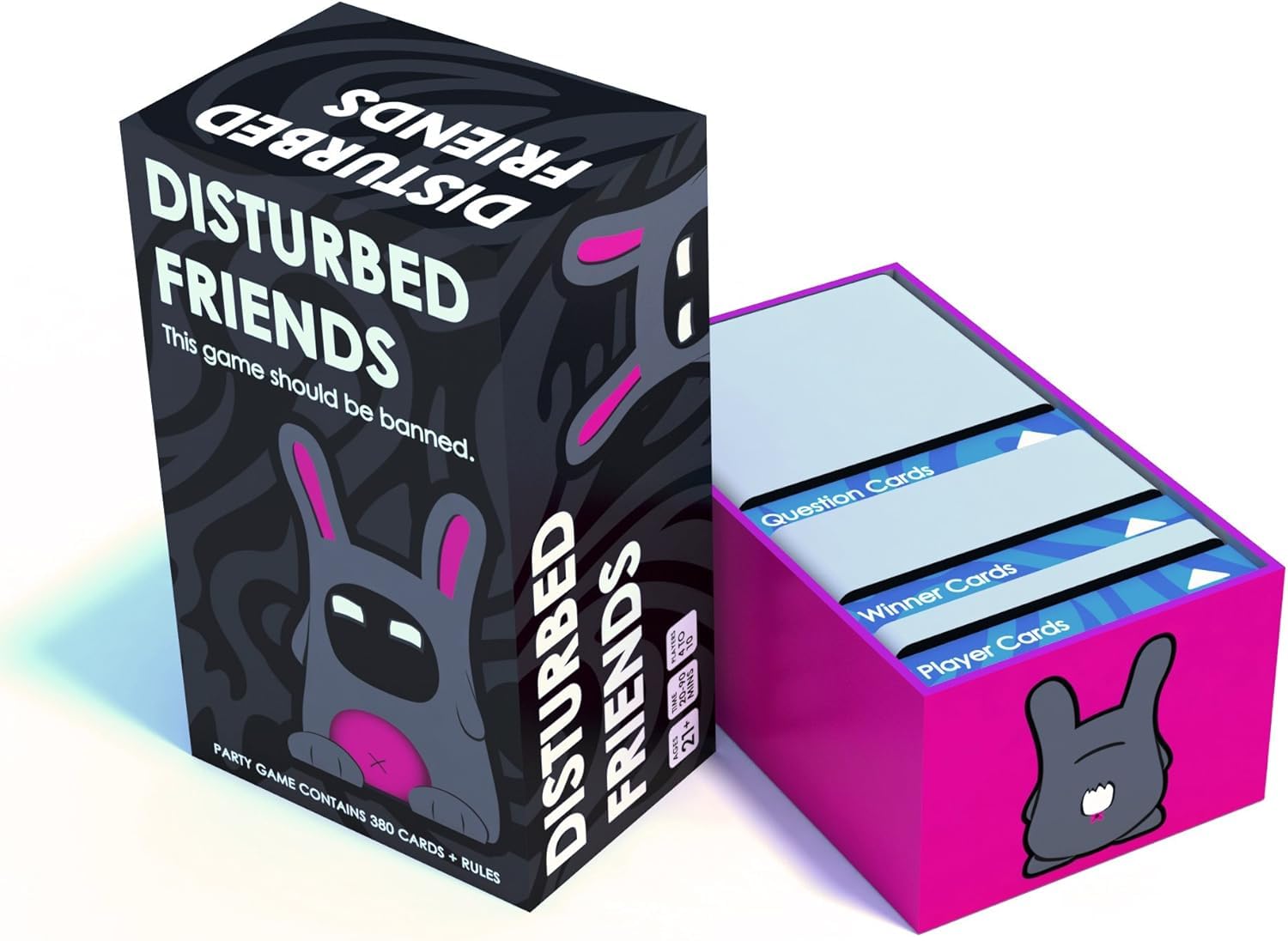 Disturbed Friends gift-ready packaging ideal for stocking stuffers and parties.