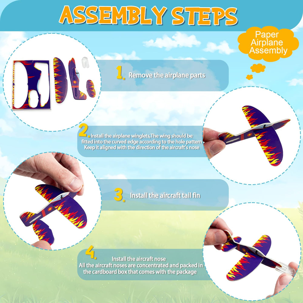 Diteryy pink foam airplane invites imaginative play and social sharing.