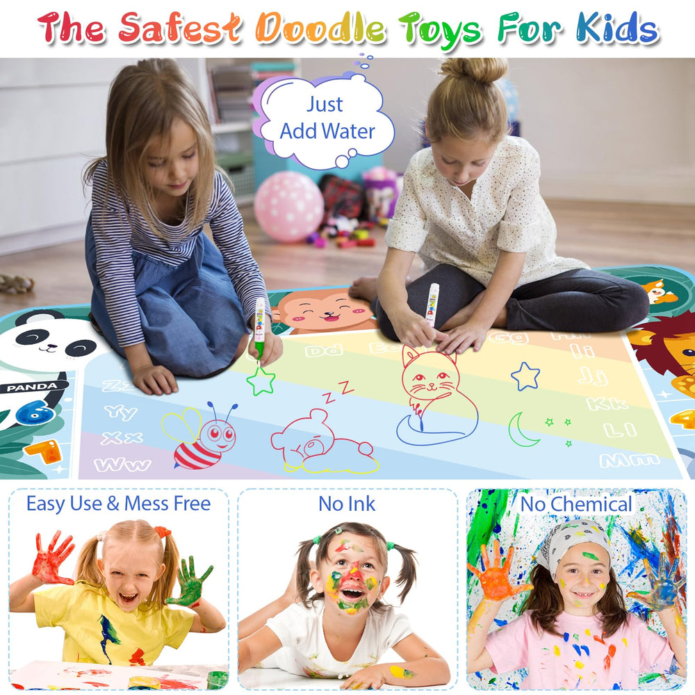 Diteryy Water Doodle Mat made with safe materials for water-based drawing