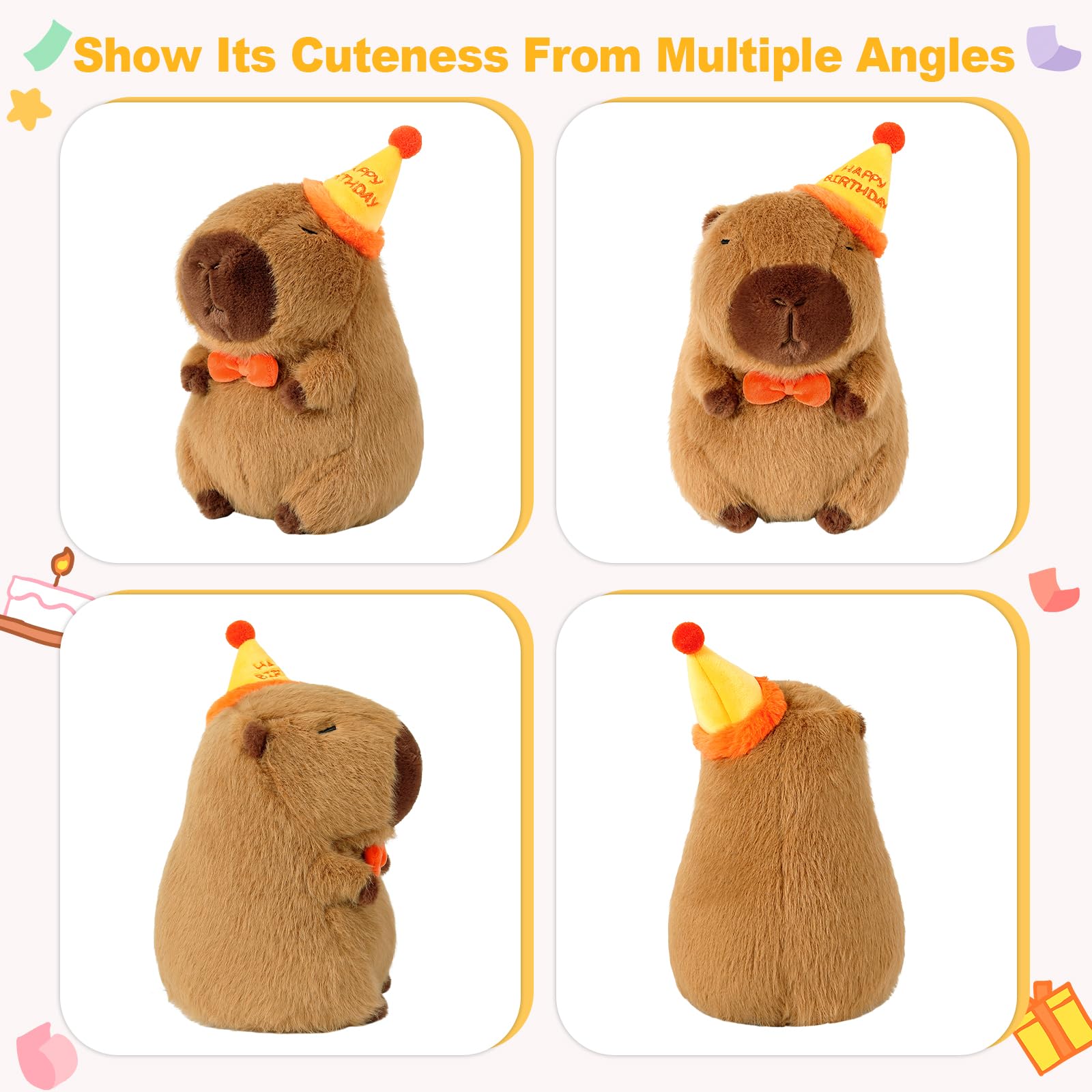 Ditucu capybara plush decorates sofas, cars, and bedrooms with charm.
