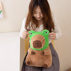 Ditucu capybara plush shown as a gift-ready item for kids and fans.