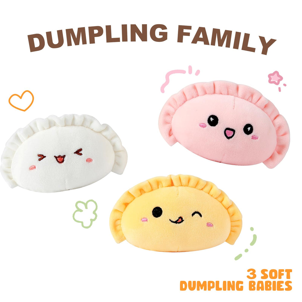 Ditucu dumpling plush arrives vacuum packed, then fluffs up easily.