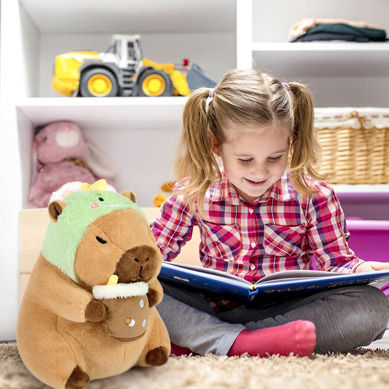 Ditucu kawaii capybara plush, keeps little hands busy and comforted.