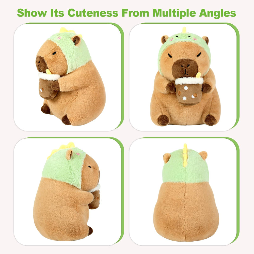 Ditucu vacuum-packed capybara plush, easy to revive with sun or dryer.