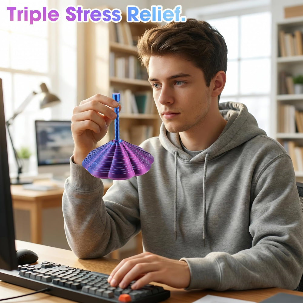 DITUFIDGTS star fidget offers dual-motion sensory feedback for calmer focus.