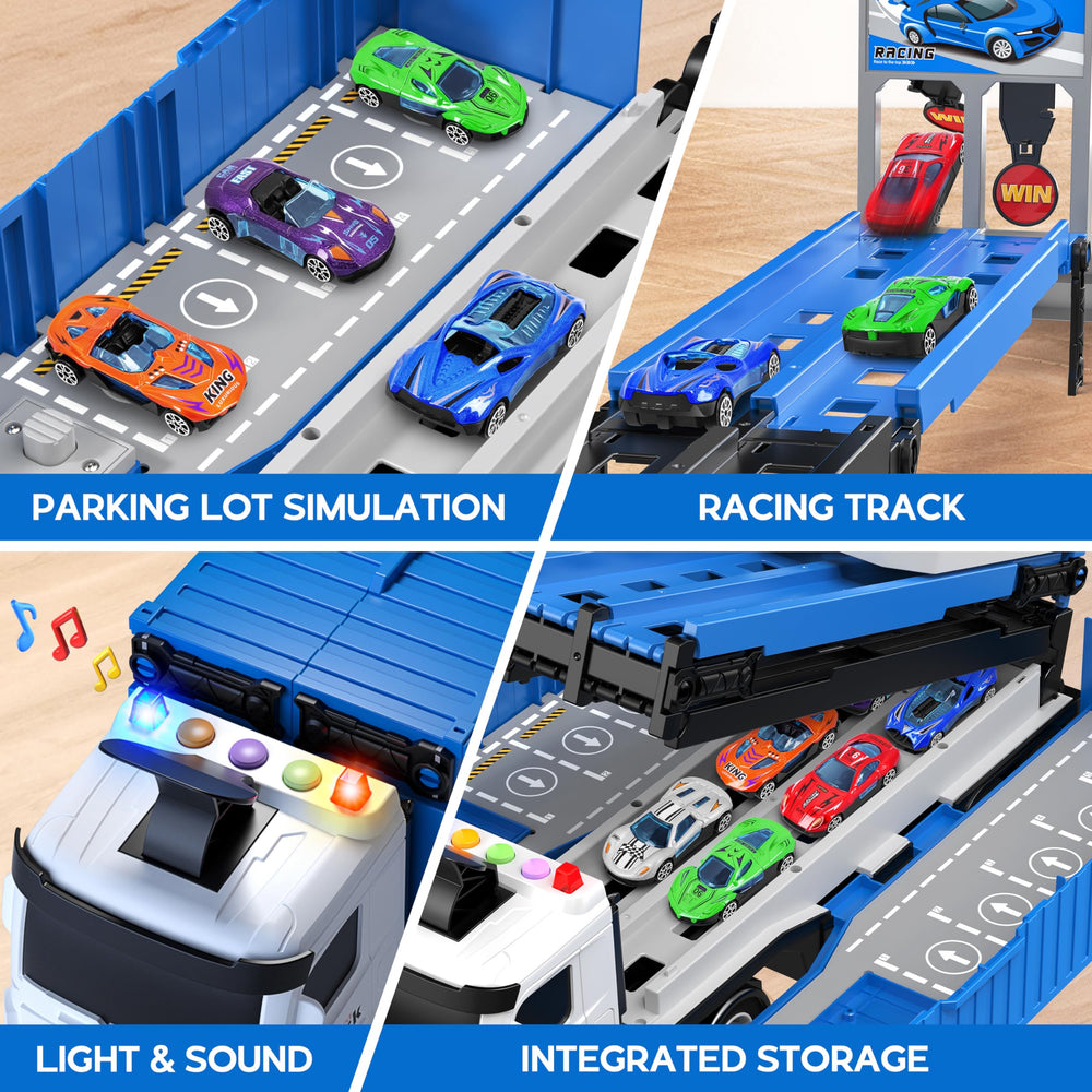 Diuerma catapult track ejection function for quick launch and action-packed races.