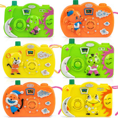 Divwa 18Pcs Kids Toy Camera Set in three colors inspires imaginative play