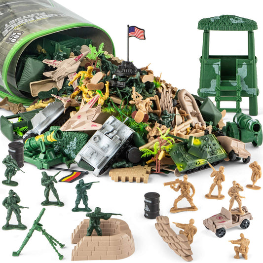 Divwa Army Men 160-piece base set with detailed figures for imaginative play.