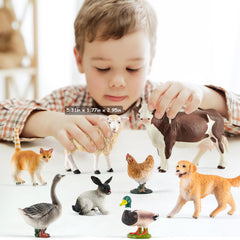 Divwa farm animal toy dog figure supports nurturing play and interaction