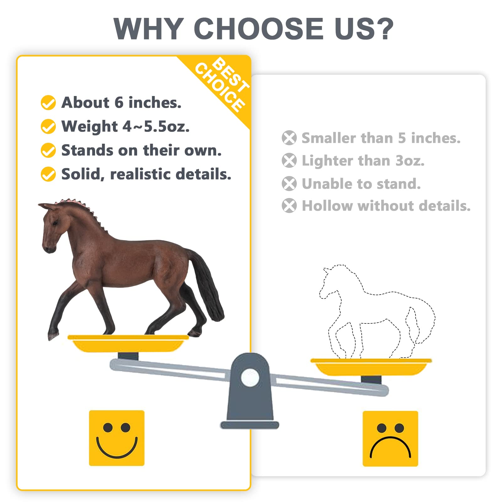 Divwa-friesian-mare-figure perfect for gifting and classroom accents