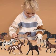 Divwa-quarter horse stallion figure ideal for pretend ranch scenes