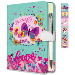 DWIYITTN Butterfly Journal cover with charming art and sparkle for daily writing