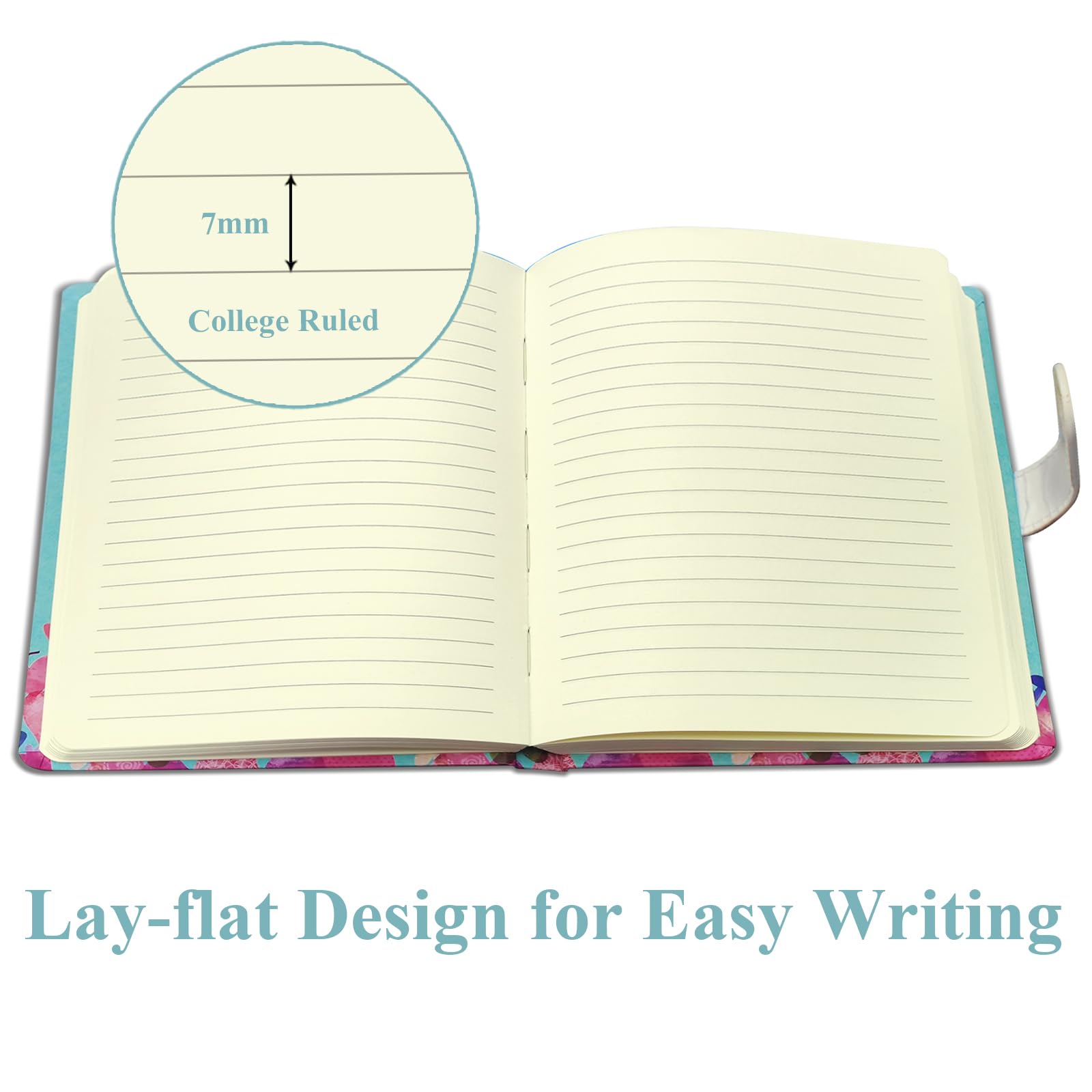DWIYITTN butterfly journal shows 192 acid-free pages for longevity