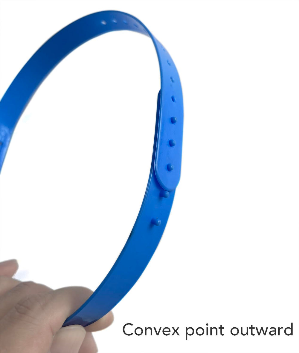 Diycoming adjustable headbands demonstrate easy size adjustment for mixed ages.