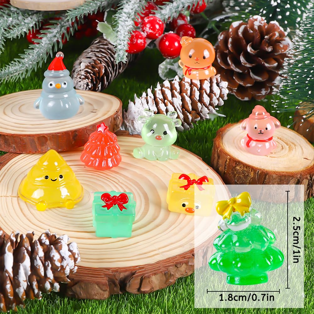 DIYDEC christmas-tree miniature glow for tabletop decor
