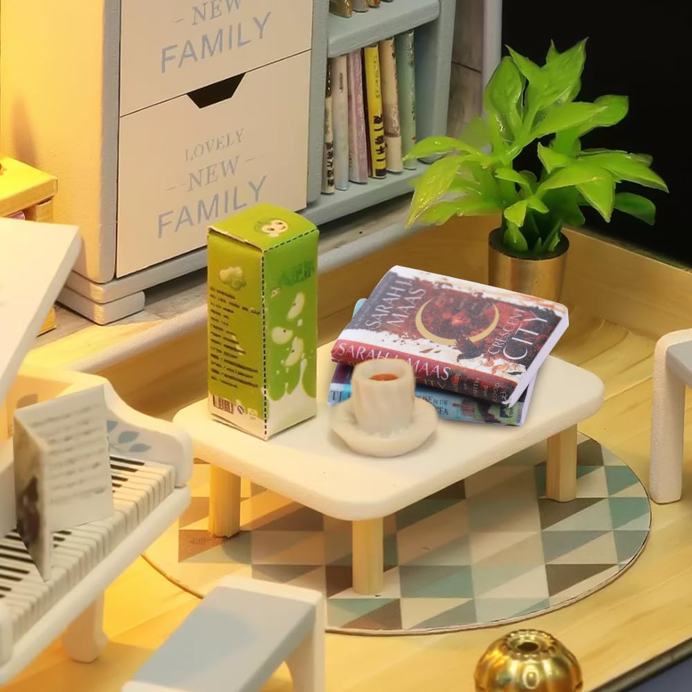 DIYDEC mini books suit DIY projects, fairy gardens, and creative shelving.