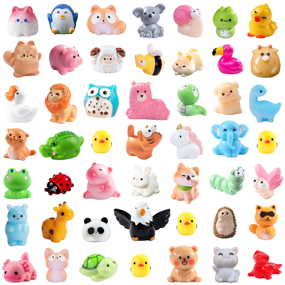 DIYDEC mini resin rabbit figure for dollhouses and crafts