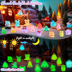 DIYDEC reindeer miniature glow ideal for garden or shelf displays