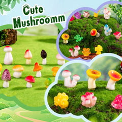 DIYDEC resin mushrooms for aquariums brighten tanks with durable figures