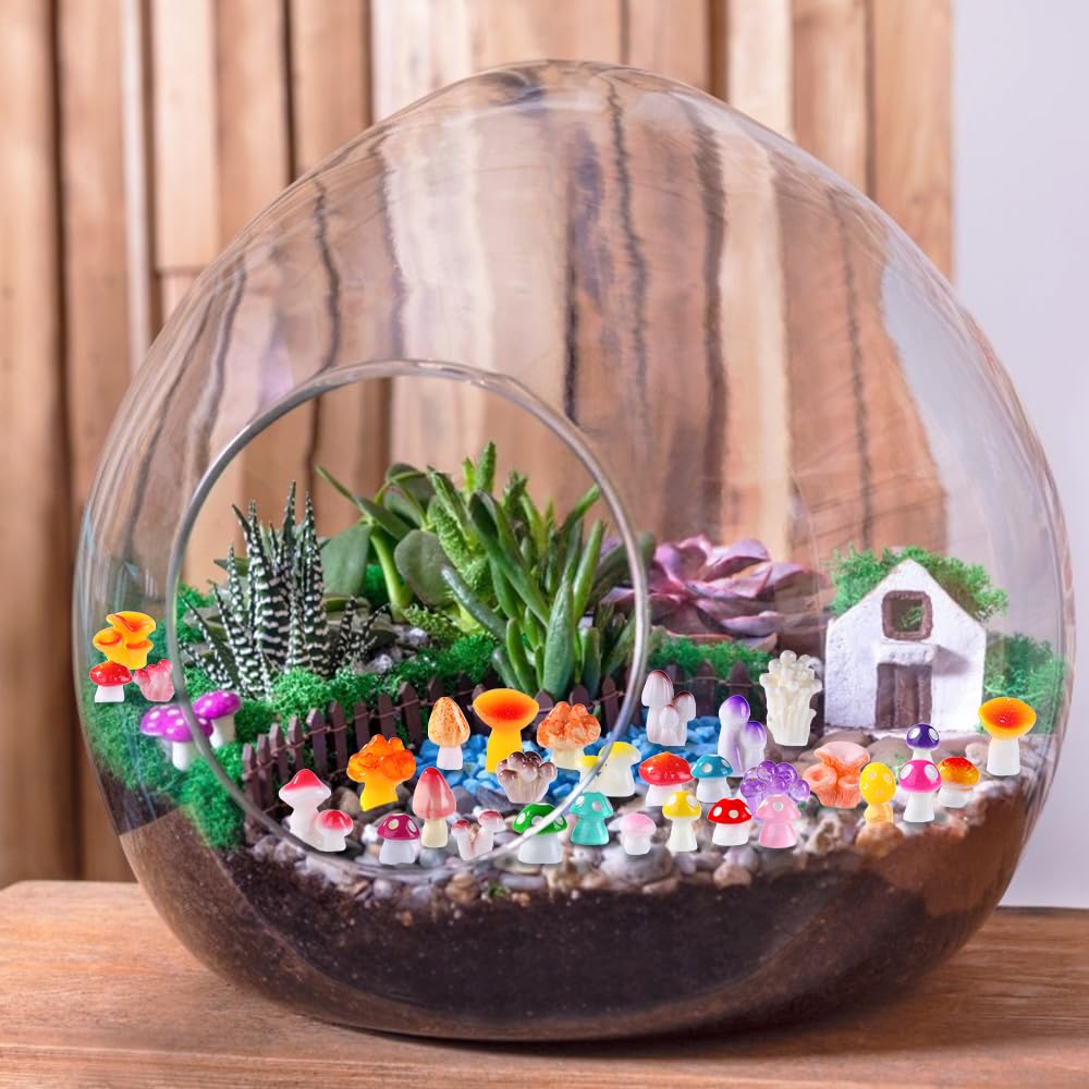 DIYDEC resin mushrooms for party favors and charming mini scenes