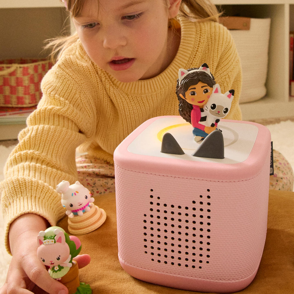 Tonies DJ Catnip groove-back scene invites kids to explore problem solving.