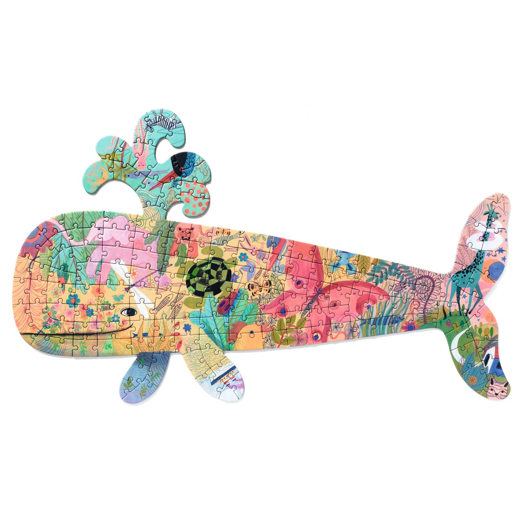 DJECO large-scale whale artwork inspires long, focused play sessions
