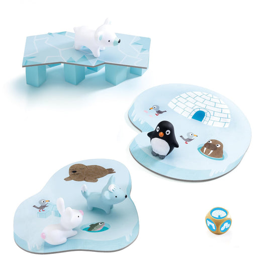 DJECO Little Cooperation game box invites cooperative play for family nights.