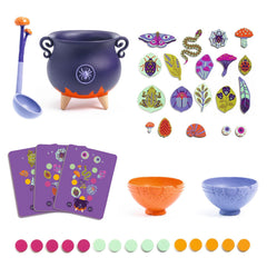 DJECO wooden spoon and ladle support hands-on pretend cooking.