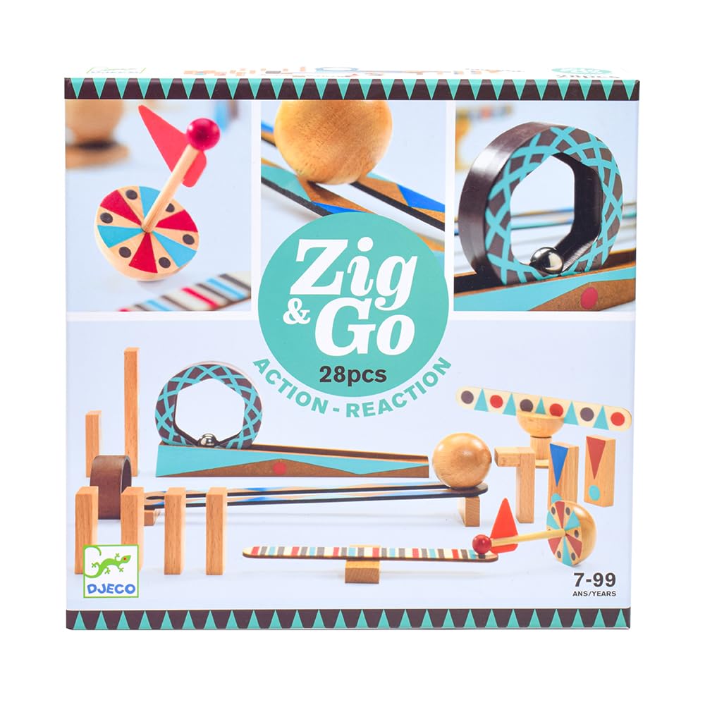 DJECO Zig & Go kinetic action in a dynamic setup.