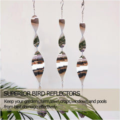 DJUAN reusable bird deterrent for gardeners and farmers.