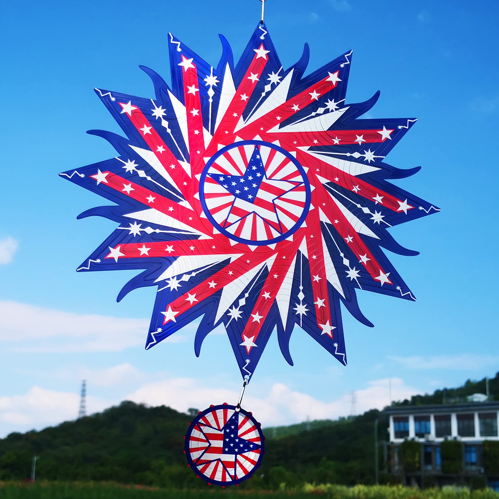 DJUAN stainless steel weather resistant wind spinner for any weather