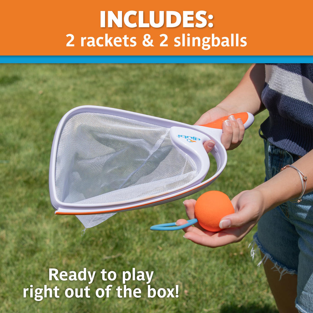 Djubi Slingball Classic indoor outdoor play suitable for family fun.