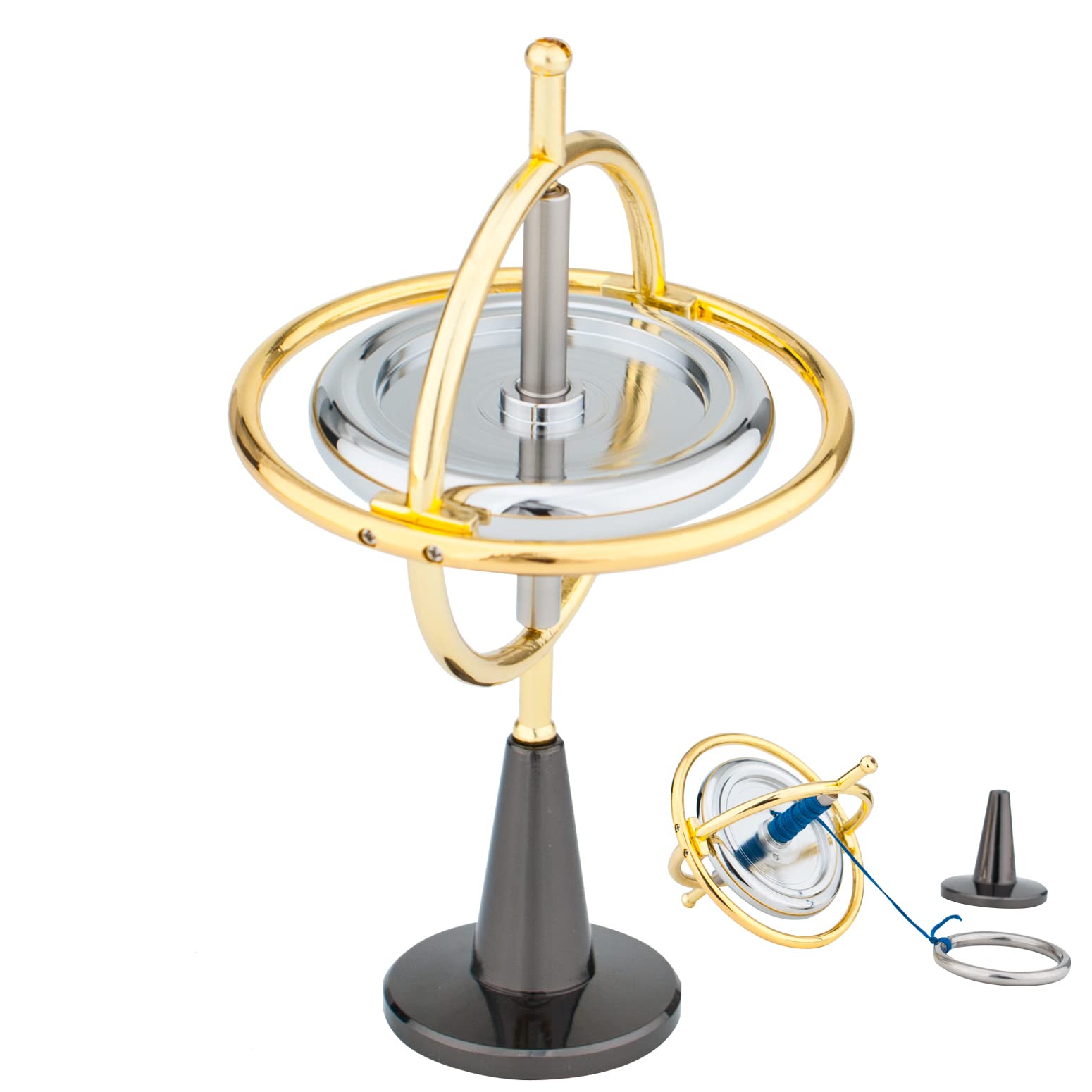 DjuiinoStar heavy-duty gyroscope front view shows durable build for long-lasting play