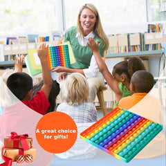 DK-SIMINA 20 cm square pop toy for solo and group play.