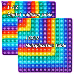 DK-SIMINA 2-in-1 multiplication table front view for on-the-go math practice.