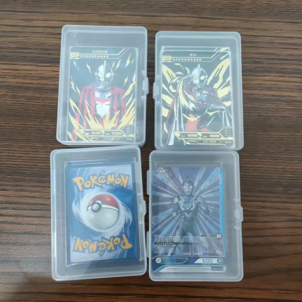 DKAOVH compact travel card box fits in bags for on-the-go games.