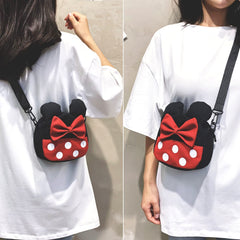 Dksyee bowknot mouse ears purse, adds playful charm to everyday outfits