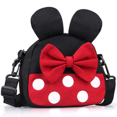 Dksyee cute mini mouse crossbody bag for little girls, ideal for schools and outings