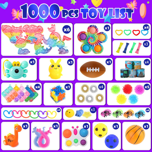 DKZ animal fidget poppers assortment colorful classroom prizes