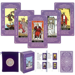 DLAGOMLIFE tarot cards 78-original-deck; ideal for beginners seeking quick insights.
