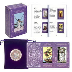 DLAGOMLIFE tarot guide-book front view; supports learning with concise explanations.