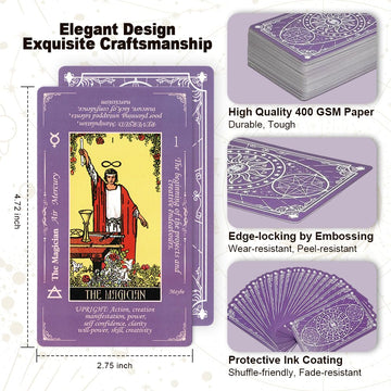 DLAGOMLIFE linen carry bag; protects the tarot set during travel.