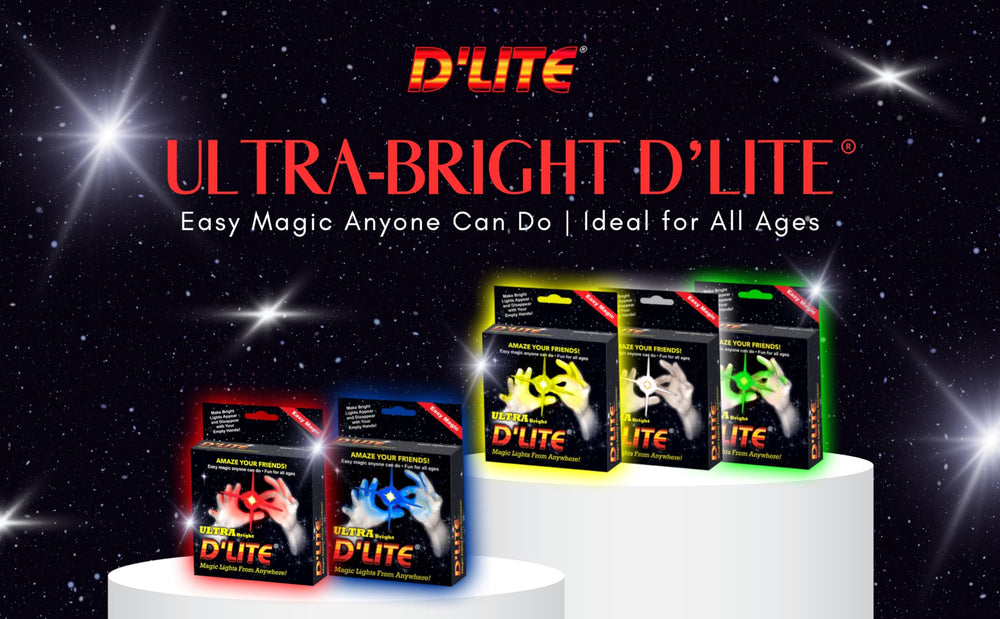 D'lite hands hidden reveal shot demonstrates clean concealment during tricks.