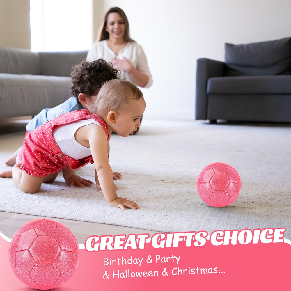 DLUGOPIS Sparkling Pink ball indoors, lightweight and easy to handle